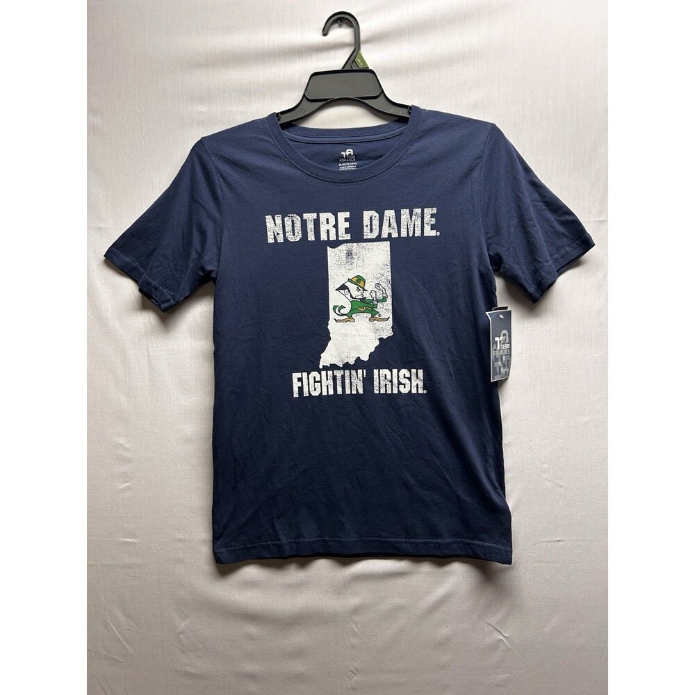 Notre Dame University Fightin Irish Youth T Shirt XL 14/16